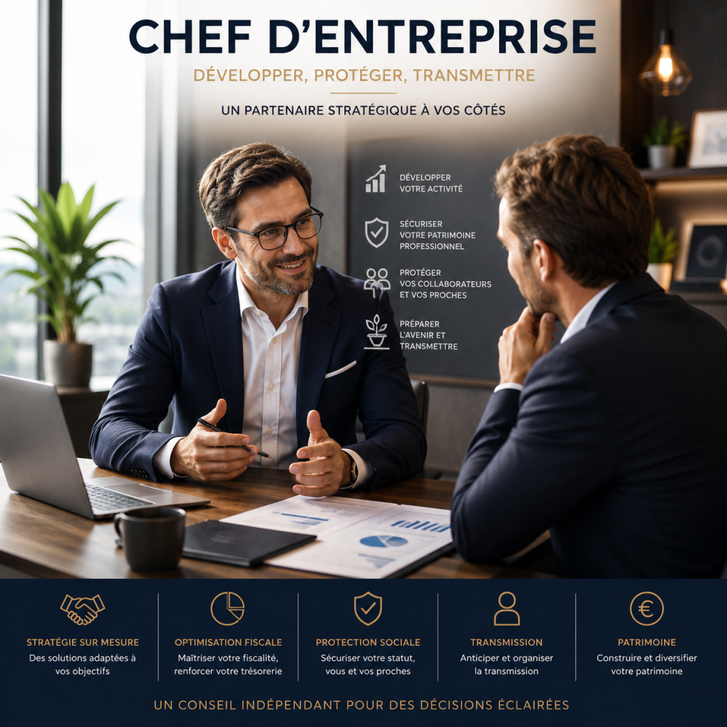 Les enjeux des dirigeants & chefs d'entreprise — Gestion de patrimoine pour les chefs d'entreprise
